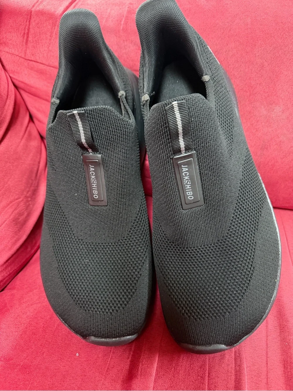 Men's Black Slip-On Loafers – Easy On/Off Comfort